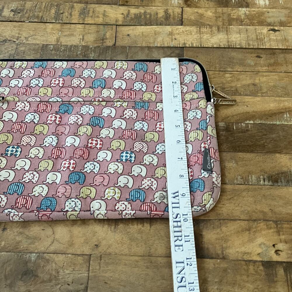 CoolBell Elephant Laptop Bag with Zipper Pocket and Zipper Closure for Sleeve - Picture 4 of 8